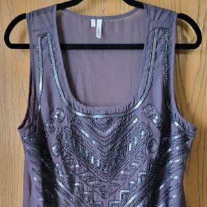 Studio Y Silver tank top